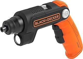 BLACK+DECKER BDCSFL20C-QW LightDriver Tournevis sans fil polyvalent Lithium Ion, 4 V, Orange, Set de 4 Pièces - Image 1