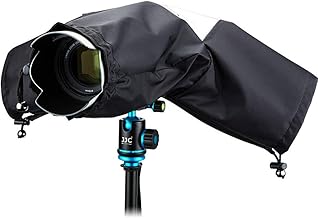JJC Nylon Caméra Couverture Anti-Pluie Housse Protection Imperméable pour Fujifilm Nikon Canon Sony DSLR Appareil Photo Reflex - Image 1
