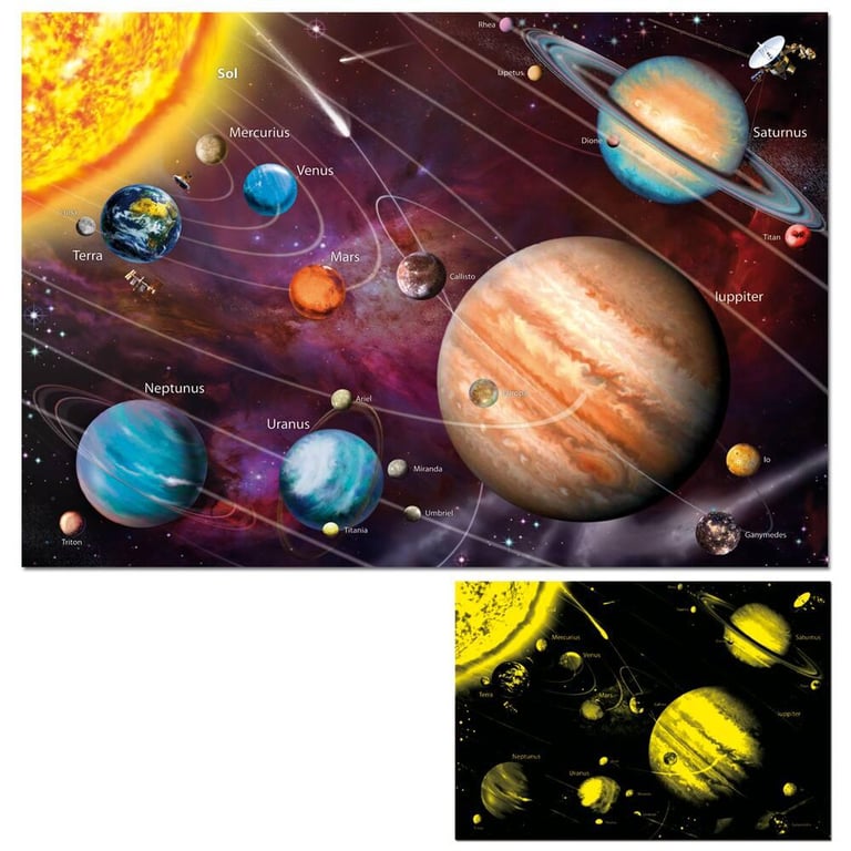 PUZZLE 1000 PIECES NEON SYSTEME SOLAIRE - Image 1