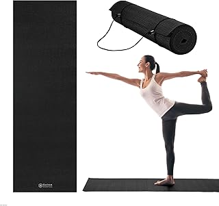 Gaiam Essentials Tapis de yoga avec sangle de transport pour tapis de yoga 183 x 61 x 0,6 cm - Image 1