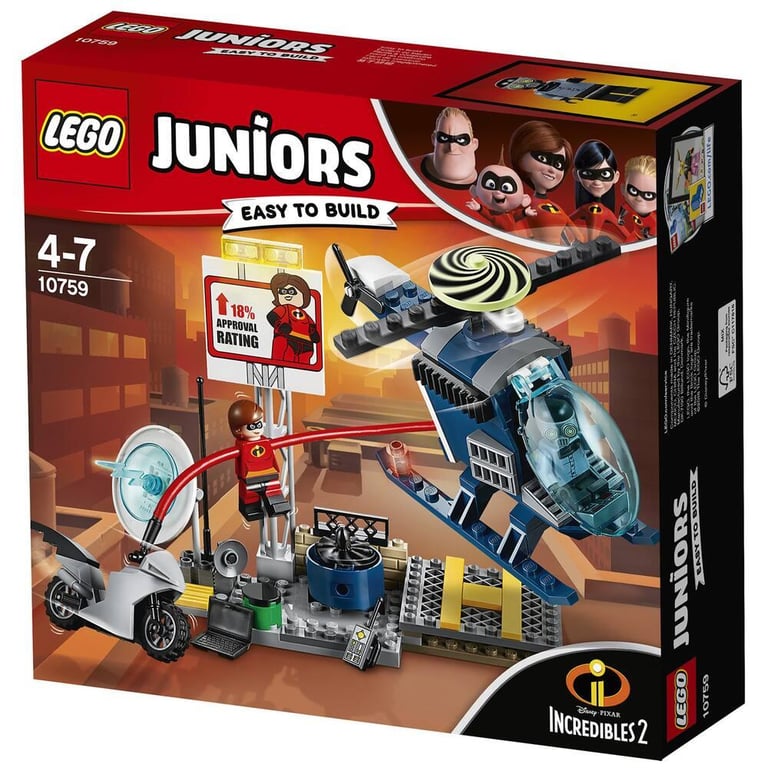 LEGO 10759 - LA POURSUITE SUR LES TOITS D'ELASTIGIRL - LES INDESTRUCTIBLES 2 - Image 1
