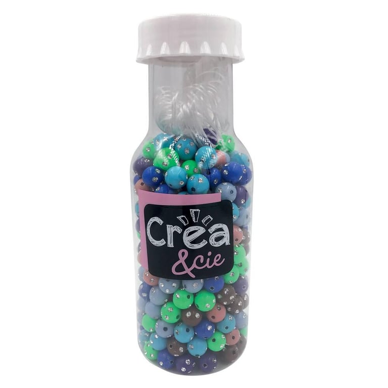 MES PERLES STRASS AUX COULEURS FROIDES - Image 1