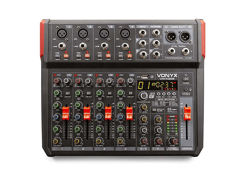Mezcladora DJ - VM-KG08 VONYX, Black - Image 1