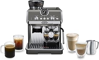 De'Longhi La Specialista Arte Evo EC9255.T Machine à Café en Grains Manuelle avec Fonction Cold Brew, Mousseur à Lait Manuel My Latte Art, Inclus Kit de Barista, Contrôle de Température, 1450W, Titane - Image 1