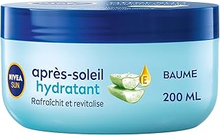NIVEA SUN - Baume Après Soleil Hydratant 48H - Rafraîchit & Revitalise La Peau - Aloe Vera Bio, Acide Hyaluronique & Vitamine E - Formule Non Grasse - Tous Types De Peaux - 300 ml - Image 1