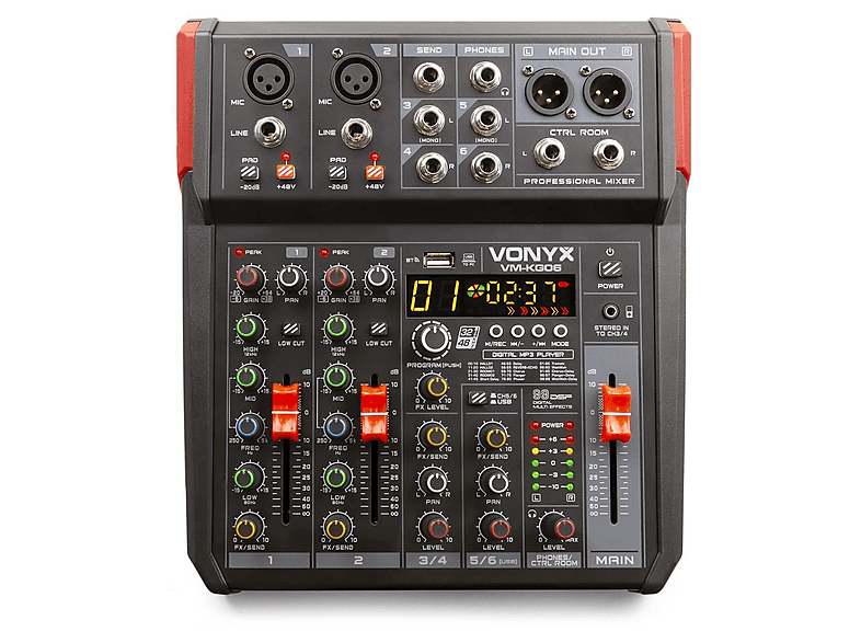 Mezcladora DJ - VM-KG06 VONYX, Black - Image 1