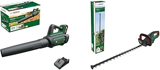 Bosch AdvancedLeafBlower 36V-750 Leaf Blower, 1 Battery & Cordless Hedge Trimmer AdvancedHedgeCut 36V-65-28 - Image 1