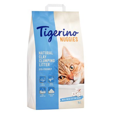 Tigerino Nuggies arena aglomerante con olor a flor de algodón - Image 1