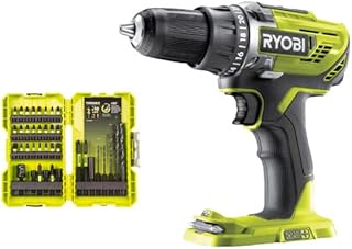 Pack RYOBI - Perceuse-visseuse R18DD3-0 - 18V One+ sans batterie ni chargeur - Coffret empilable impact RYOBI 38 accessoires perçage-vissage-boulonnage RAK38DSDI2 - Image 1