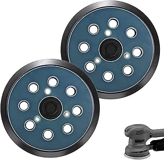 2 x Sander Tray for Makita 125 mm, 8 Holes Sanding Plate for Makita BO 5010, 5030, 5031, 5041, DeWalt DW420, DW421, Porter Cable 390, 382, 343 - Image 1