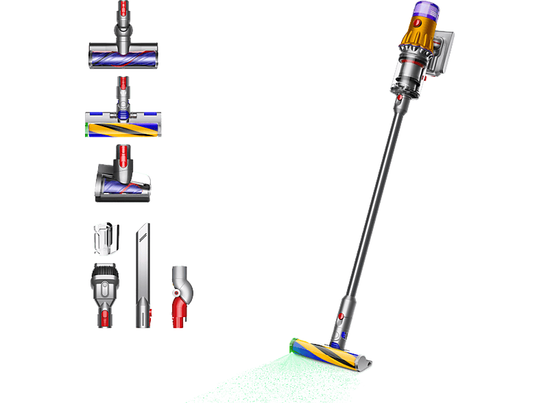 Aspirador escoba - Dyson V12 Detect™ Slim Absolute, Potencia succión 150 AW, Inteligente y Ligero, 60 min, Pantalla LCD, Tecnología Láser - Image 1