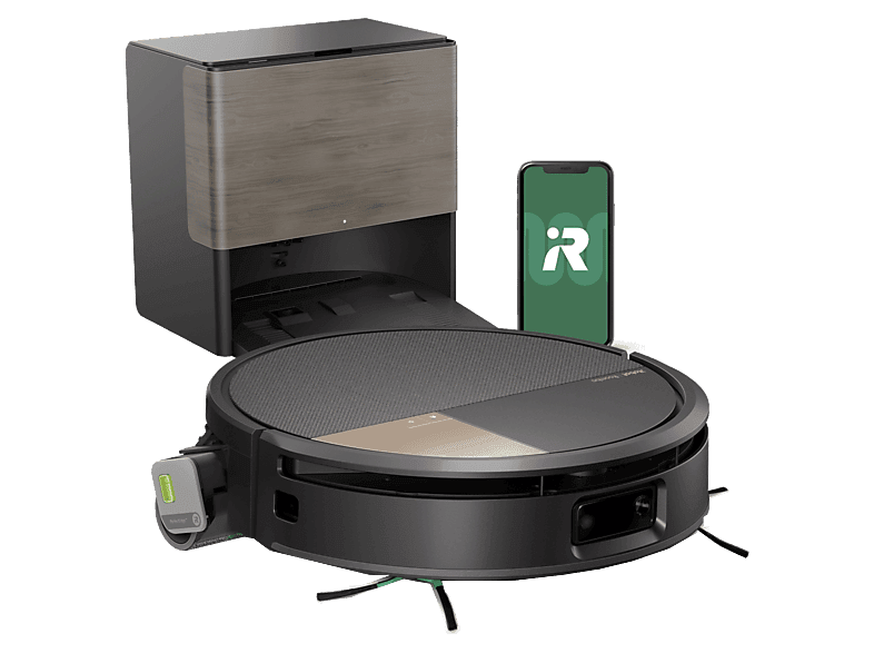 Robot friegasuelos - iRobot Roomba® Max 705 Combo con Base AutoWash™, 180 min, 4 Modos de Limpieza, Evita Obstáculos, Negro - Image 1