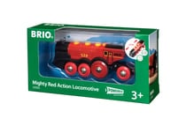 BRIO World - 33592 - LOCOMOTIVE ROUGE PUISSANTE A PILES - Image 1