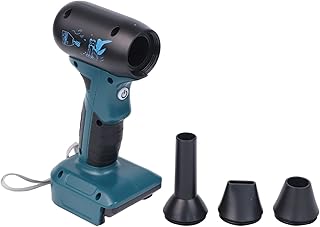 Souffleur à feuilles pour 20 V, pour Bosch et autres batteries 18 V, turbine à air comprimé 130 000 tr/min avec 4 réglages de vitesse, outil sec jet 20-160 W pour outils électriques, design compact et - Image 1