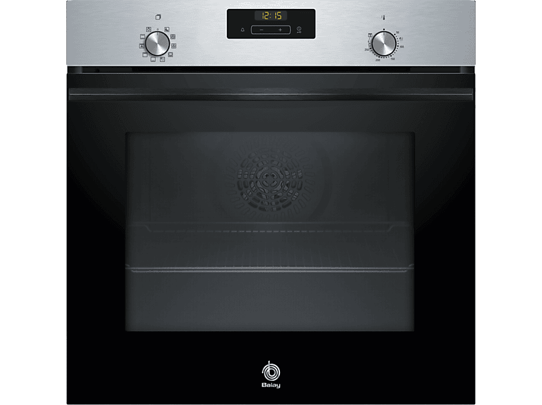 Horno - Balay 3HB4131X3, Serie Acero, Multifunción, Limpieza hidrolítica, 71 l, Aire caliente 3D Profesional, Display LED, 60 cm, Inox - Image 1
