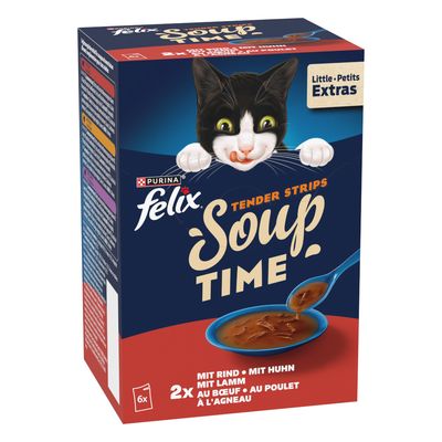 Felix Soup Time Tender Strips 6 x 48 g - Image 1