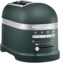 KitchenAid Grille pain pour 2 tranches - Artisan - 7 niveaus de brunnage et fonction décongélation - Vintage design - 2 Large fentes - Toaster avec porte-sandwich - Vert sapin - Image 1