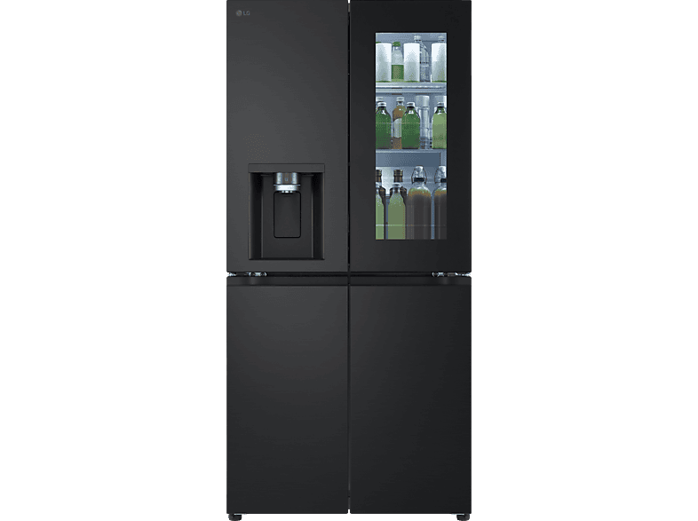 LG GMG861EPAE InstaView® SLIM Multidoor French-Door (508 l, E, 1787 mm hoch, Essence Matte Black) - Image 1