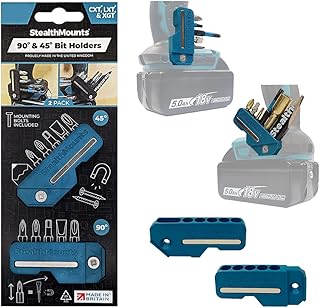 StealthMounts 4590 Lot de 2 Porte-Embouts magnétiques Makita | Porte-Embouts pour perceuses Makita - Image 1