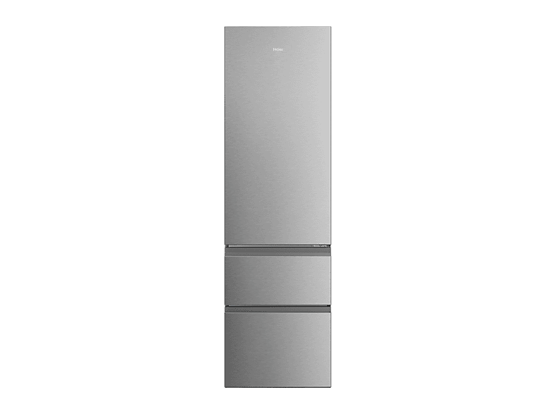 Frigorífico combi - Haier 3D 60 Series 3 HTR3620DNMG, No Frost, 205 cm, 414 l, Fresh 0°C Zone, Direct Access, Inox - Image 1