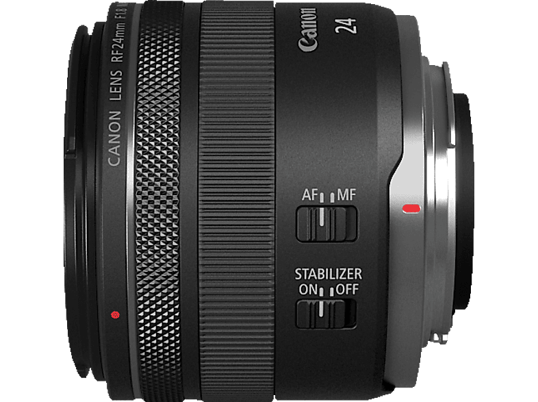 CANON RF 24 mm f./1.8 STM, IS (Objektiv für Canon R-Mount, Schwarz) - Image 1