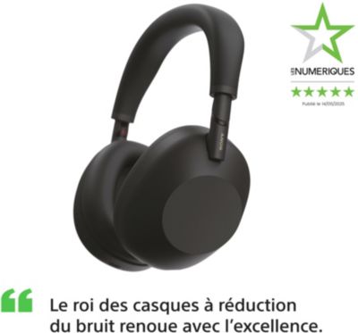 Casque SONY WH-1000XM6 IA Noir - Image 1