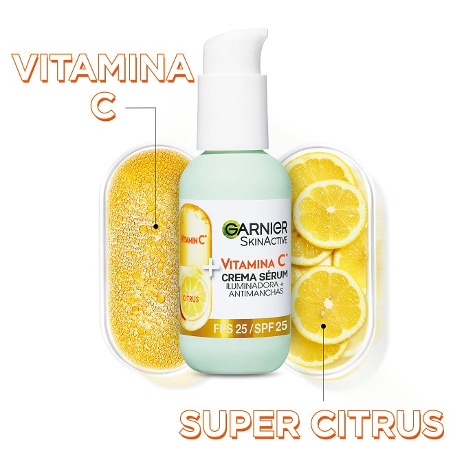 Garnier    

            Skin Active Vitamina C Crema Serum Iluminador Antimanchas - Image 1