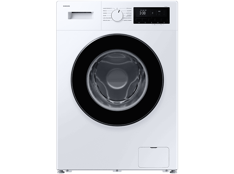 Lavadora carga frontal - Samsung WW80FG3M05AWEC, 8 kg, 1400 rpm, 12 programas, Motor Digital Inverter, Clase A, Blanco - Image 1