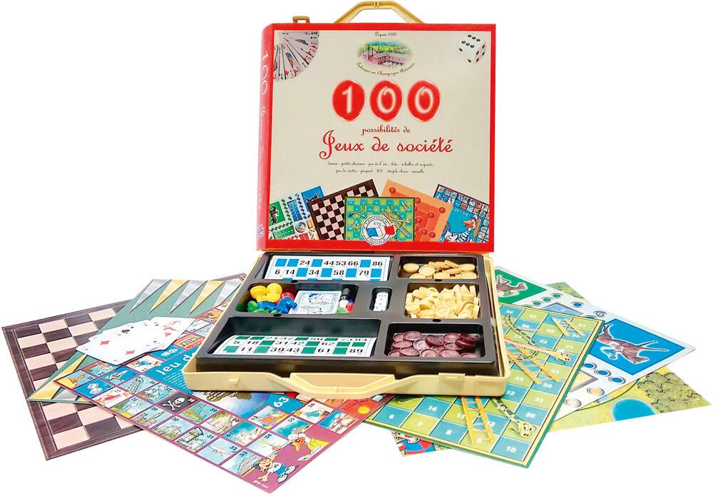 MALLETTE 100 JEUX DE SOCIETE - Image 1