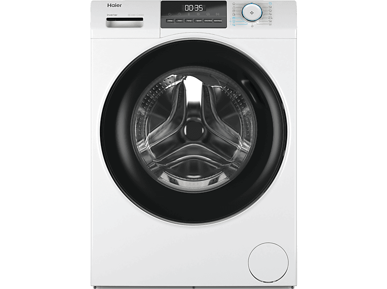 Lavadora carga frontal - Haier I-Pro Series 1 HW80-BP14929A-S, 8 kg, 1400 rpm, Motor Inverter, Función Vapor, Antibacterias, Blanco - Image 1