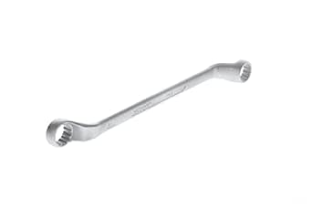 GEDORE Double ring spanner, Size 22+24 mm, Counterangled, 5° angled, fine, 12 points, UD profile, Wrench, 2 22X24 - Image 1