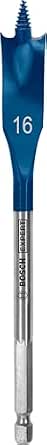 Bosch Accessories 1 x Expert SelfCut Speed Flat Drill Bit (for Softwood, Chipboard, Diameter 16 mm, Length 152 mm, Impact Drill Accessory) - Image 1