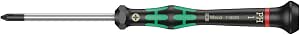 Wera 05118023001 2050 PH Electronic Screwdriver for Phillips Screws PH, PH 1 x 60 mm, Black/Green - Image 1