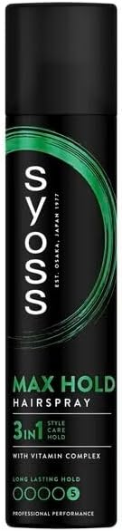 Syoss 6 x 3 in 1 Hair Spray with Vitamin Complex 300 ml - Image 1