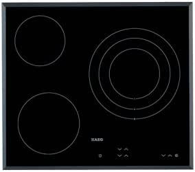AEG hk623020fb black ceramic flush mount cooktop - Image 1