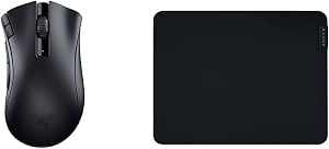 Razer DeathAdder V2 X Hyperspeed Ergonomic Wireless Gaming Mouse for PC/Mac (Mechanical Switches, Hyperspeed Wireless Technology, Optical Sensor) Black & Gantus V2 Medium - Image 1