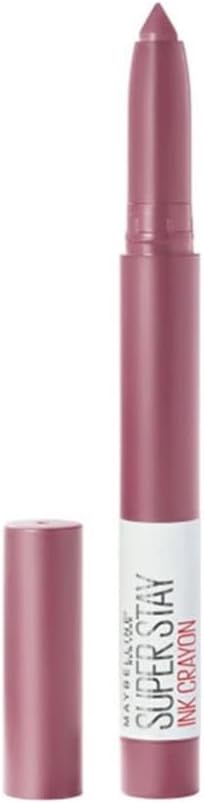 Maybelline New York - Crayon Rouge à Lèvres - Ultra Mat & Sans Transfert - Superstay Ink - Teinte : Stay Exceptional (25) - Image 1