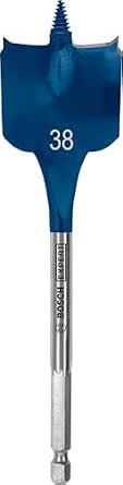 Bosch Accessories Professional 1x Expert SelfCut Speed Flat Drill Bits (for Softwood, Chipboard, Diameter 38 mm, Accessories Impact Drill) Length 152 mm - Image 1