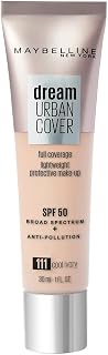 Maybelline Dream Urban Cover Full Coverage Foundation 30ml - 111 Cool Ivory - Image 1