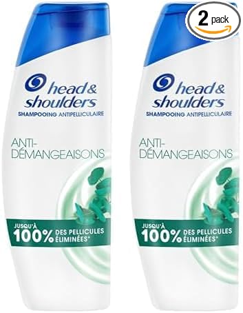 Head & Shoulders Anti-Itch Anti-Dandruff Shampoo 330ml Daily Use Up to 100% of Dandruff Eliminated, Clinically Provented. All Hair and Scalp Types (Pack of 2) - Image 1