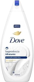 Dove Formule de soin hydratante Dermo Nature, formulée avec crème 1/4, testée dermatologiquement, gel douche pour homme et femme, flacon 100% recyclé* 750 ml - Image 1
