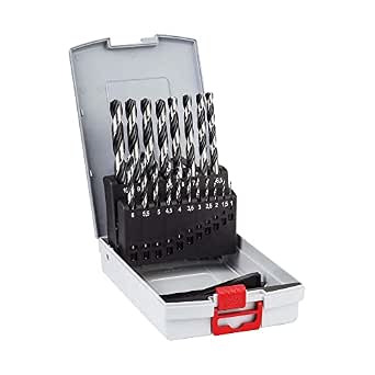 Bosch Professional 19-Piece HSS PointTeQ Spiral Drill Bit Set (for Metal, ProBox, Drill and Driver Accessories) - Image 1