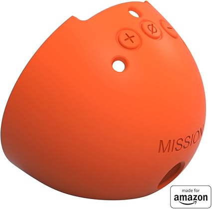 Made for Amazon Case for Echo Pop (2023 Model), Orange - Image 1