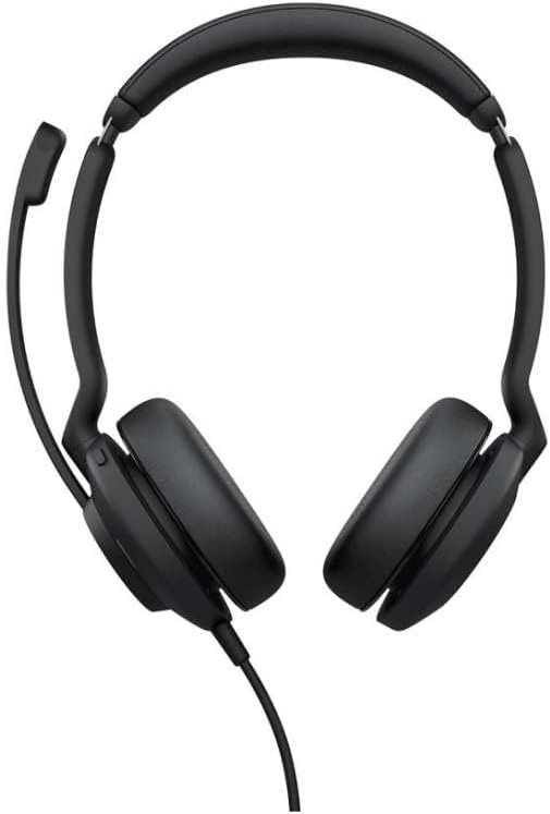 Jabra Evolve2 30 Headset – Noise Cancelling UC Certified Stereo Headphones with 2-Microphone Call Technology – USB-A Cable – Black - Image 1