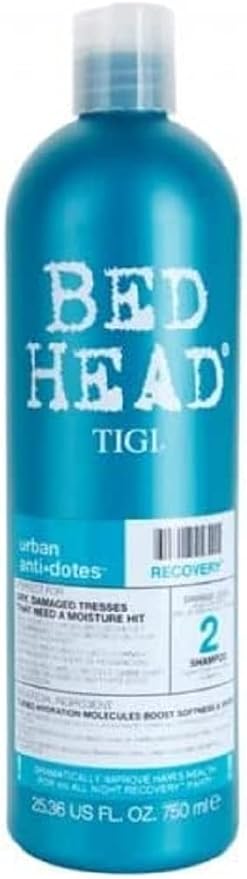 Bed Head by Tigi Urban Antidotes Recovery, Moisturizing Shampoo for Dry Hair, 750 ml - Image 1