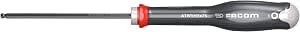 Facom ATWSH3X75 PROTWIST® SCREWDRIVER 6 SIDES WITH Spherical Head, Black - Image 1