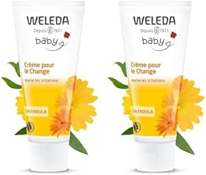 WELEDA - Calendula Changing Cream - Recommended by Pediatricians - Soothes Irritation - Tube 75 ml (Pack of 2) - Image 1
