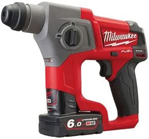 Milwaukee - SDS-Plus FUEL 12 V Li-Ion 6.0 Ah 1.1 J punch with HD Box - M12 CH-602X - Image 1
