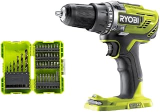 Pack RYOBI - Perceuse-visseuse R18DD3-0 - 18V One+ sans batterie ni chargeur - Coffret antichocs empilable 38 accessoires de perçage-vissage - porte embouts RAK38SDD - Image 1