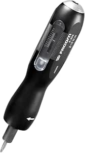 FACOM - Screwdriver with Vernier Adjustment - A.402 - Class II Type D Tools - Right Hand Clamp - Female Hex Outlet - 1/4" ECR Adapter - Adjustment Wrench Included - Robust Material - Image 1